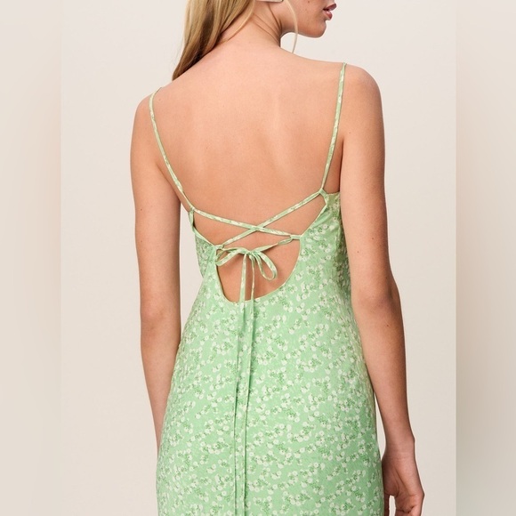 NWT Adoore Verona Dress Pool Blue Strappy Open Back Midi Dress Size 34 - US 4 - Picture 13 of 16